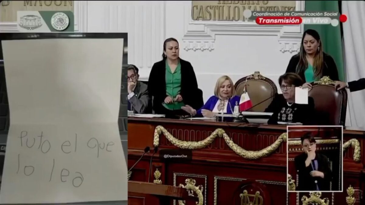 Legislador causa polémica con insulto anónimo en votación del Congreso CDMX