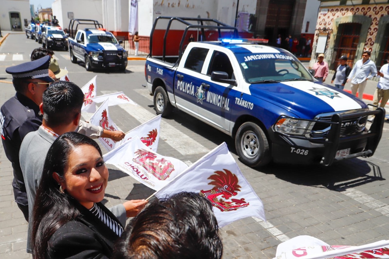 Tonantzin Fernández pone en marcha el operativo Semana Santa Segura en San Pedro Cholula