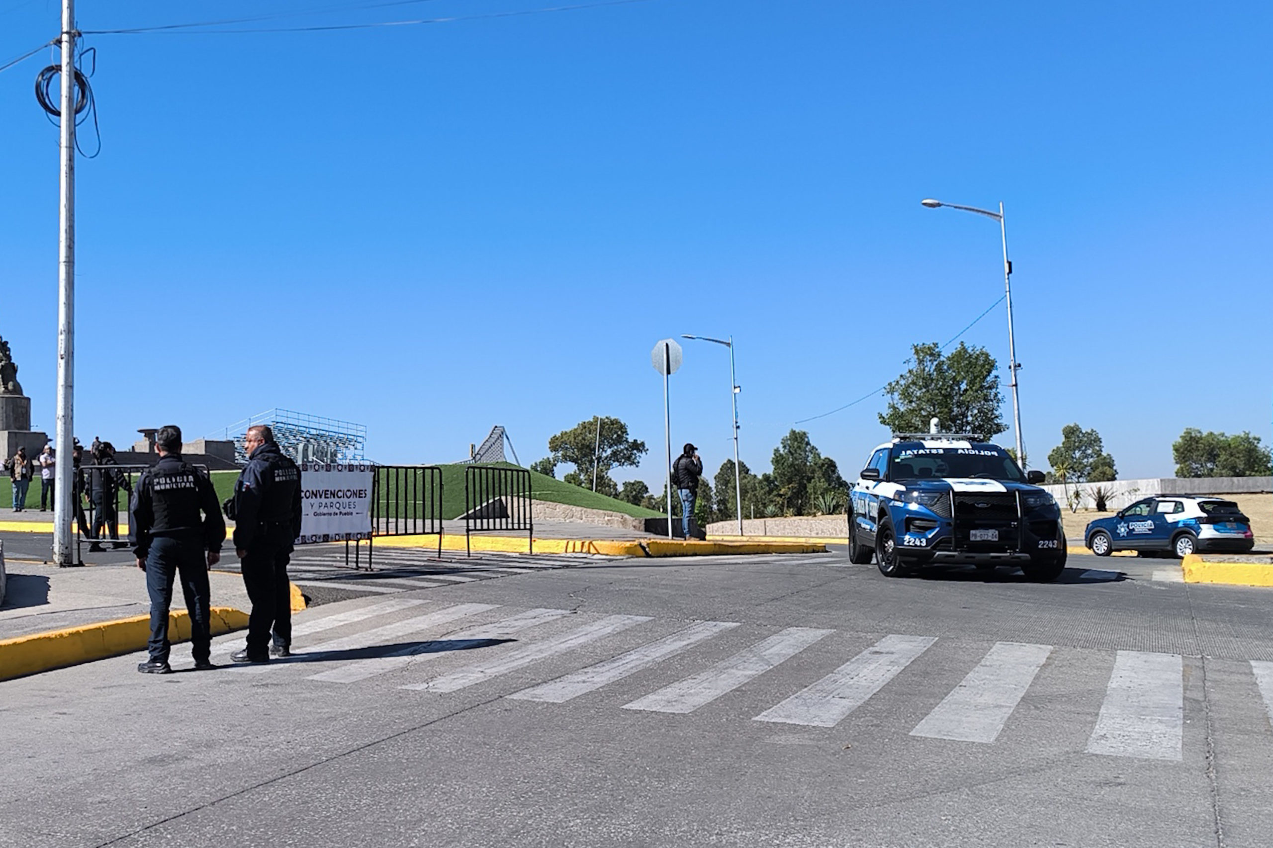 Puebla refuerza vigilancia tras hallazgo de cinco cuerpos cerca de la Feria; más de 600 policías custodiarán el recinto