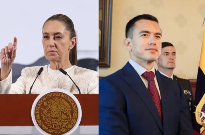México no tendrá relaciones con Ecuador mientras Noboa sea presidente