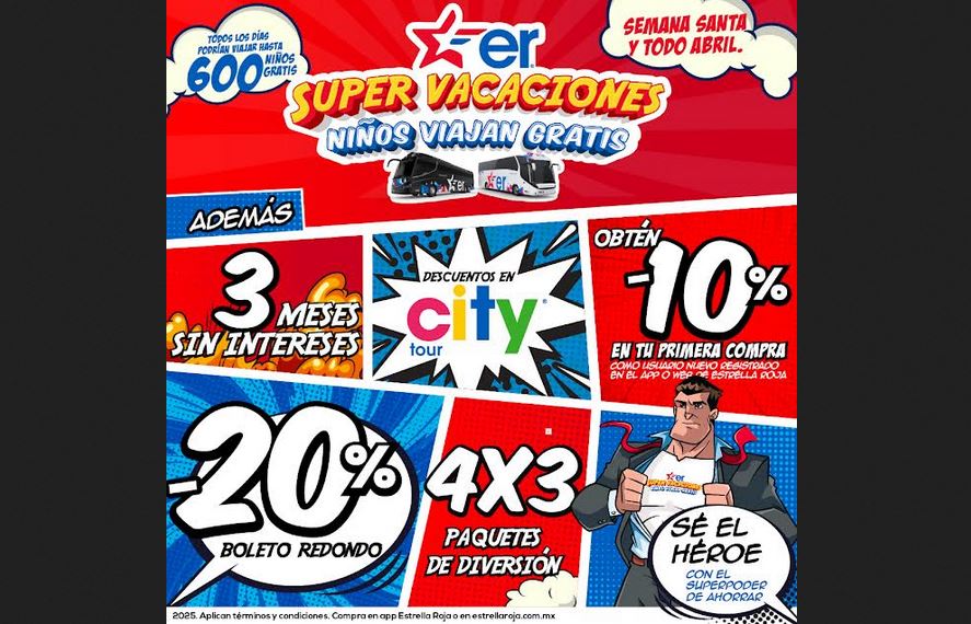 Estrella Roja lanza promociones para disfrutar Semana Santa en familia