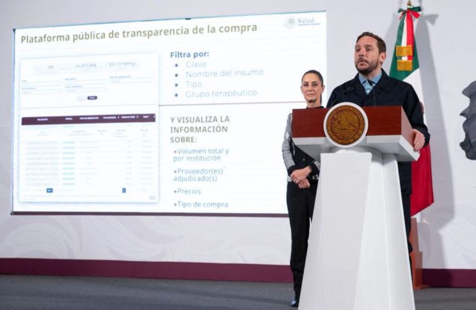 Presentan plataforma para transparentar compra y distribución de medicamentos