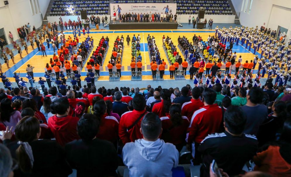 Inicio de los Juegos Deportivos Nacionales Escolares en Puebla