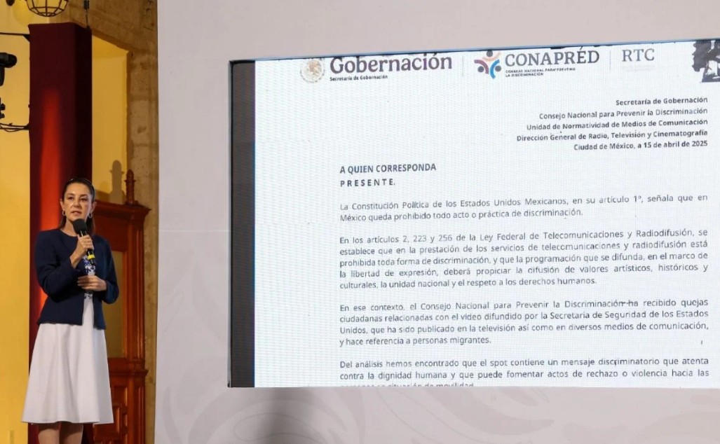 Sheinbaum anuncia reforma para prohibir propaganda política extranjera en México