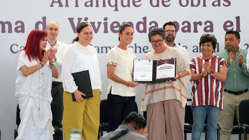 Sheinbaum Arranca Construcción de 26 Mil Viviendas en Campeche