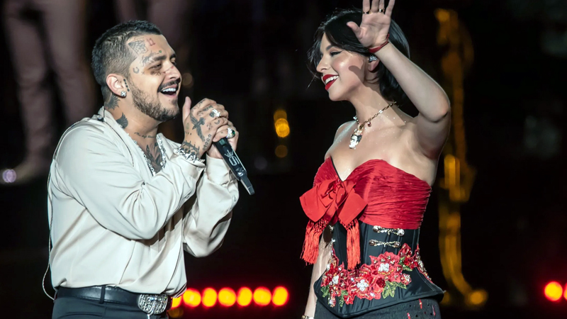 Christian Nodal genera polémica por gesto hacia fan en concierto de Cuernavaca