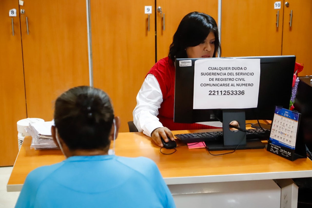 "Una atención como nunca antes": reconocen usuarios del Registro Civil de Cholula