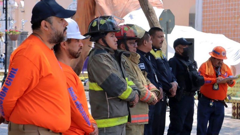 Atlixco se suma al Simulacro Nacional 2025 con amplia participación ciudadana