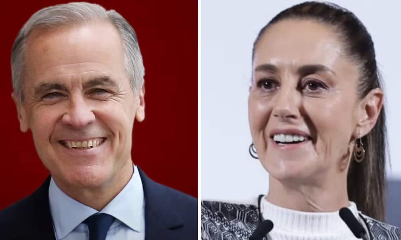 Sheinbaum felicita a Mark Carney por su triunfo como primer ministro de Canadá