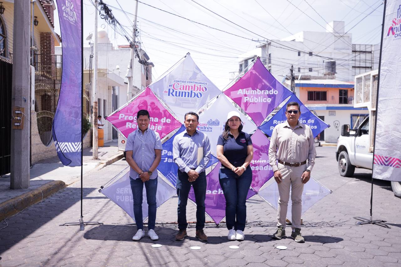 Mejora Lupita Cuautle la imagen urbana de espacios públicos