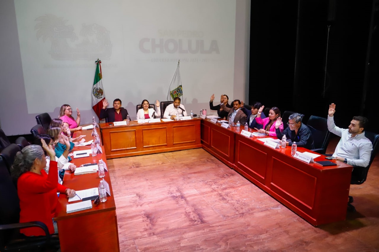  Cabildo de San Pedro Cholula aprueba 50% de descuento en multas por predial hasta mayo