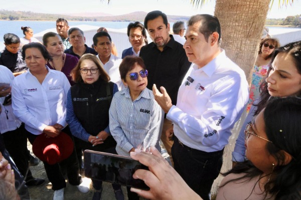 Gobierno de Puebla anuncia proyecto para transformar lirio de Presa de Valsequillo 