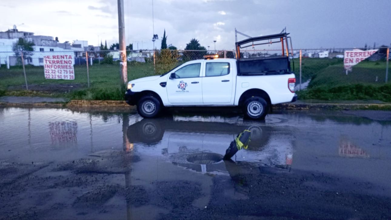 Refuerzan medidas preventivas ante lluvias en Cuautlancingo