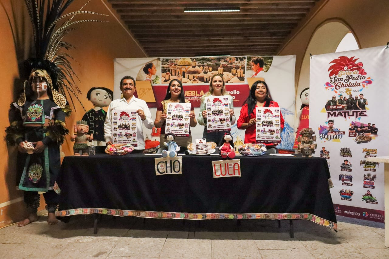 Presenta Tonantzin Fernández la edición 75 de la Feria de Cholula