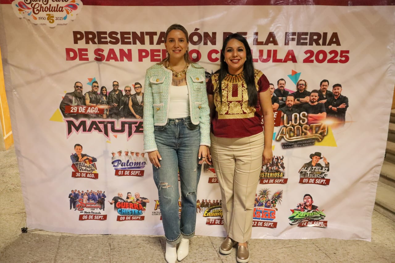 Presenta Tonantzin Fernández la edición 75 de la Feria de Cholula