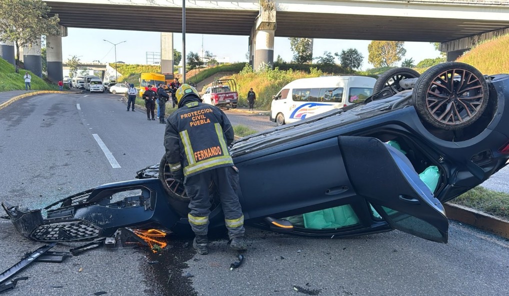 Accidente en San Felipe Hueyotlipan