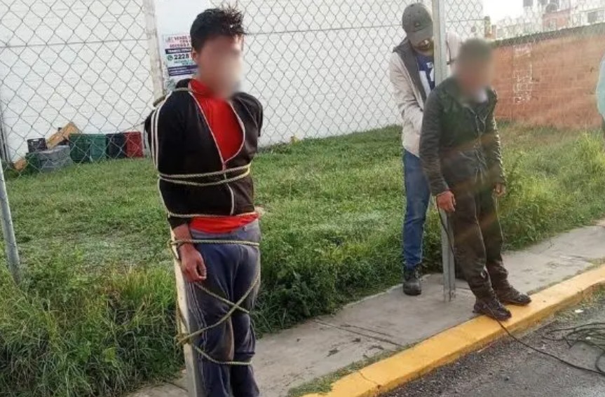 Intento de linchamiento en Amozoc