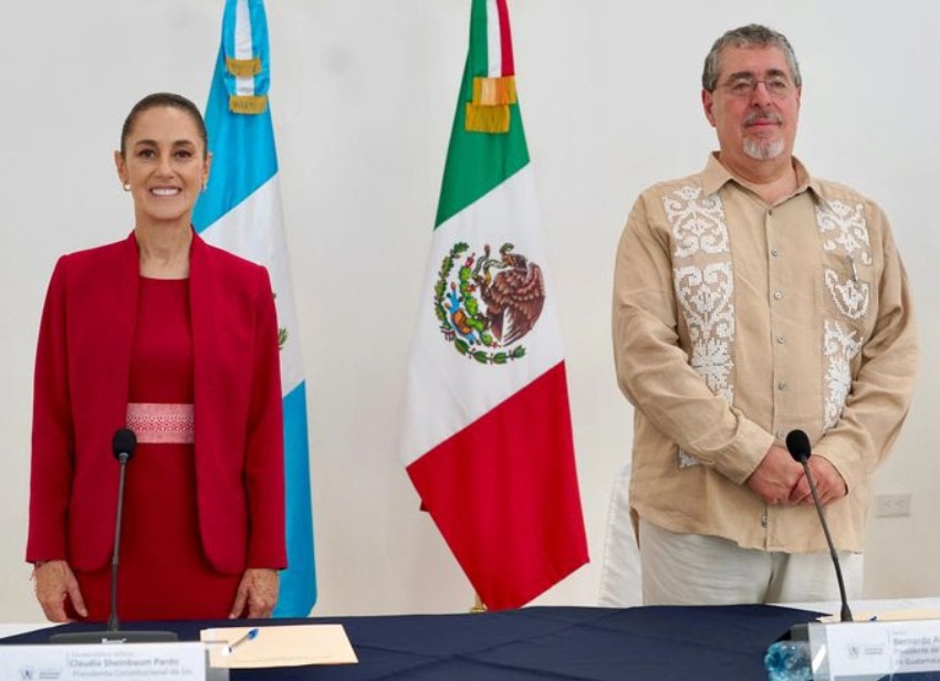 Encuentro bilateral en Petén
