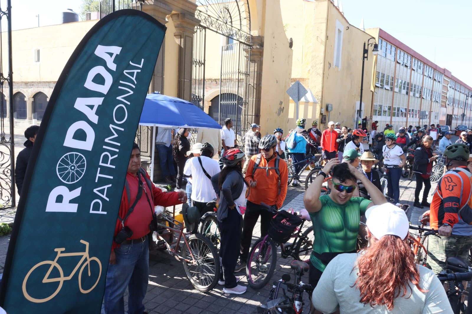 Promueven identidad cultural en Las Cholulas con recorrido ciclista de 9 kilómetros