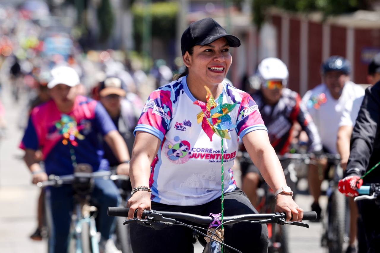 San Andrés Cholula y San Pedro Cholula realizan Rodada Patrimonial Cholula 2025