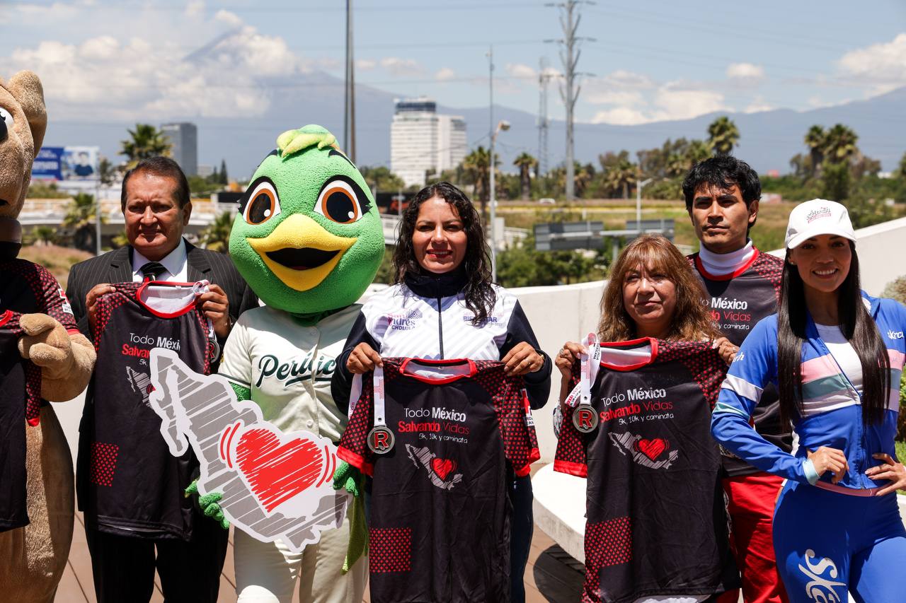 San Andrés Cholula refrenda su compromiso con la Cruz Roja Mexicana en la Carrera “Todo México Salvando Vidas 2025”