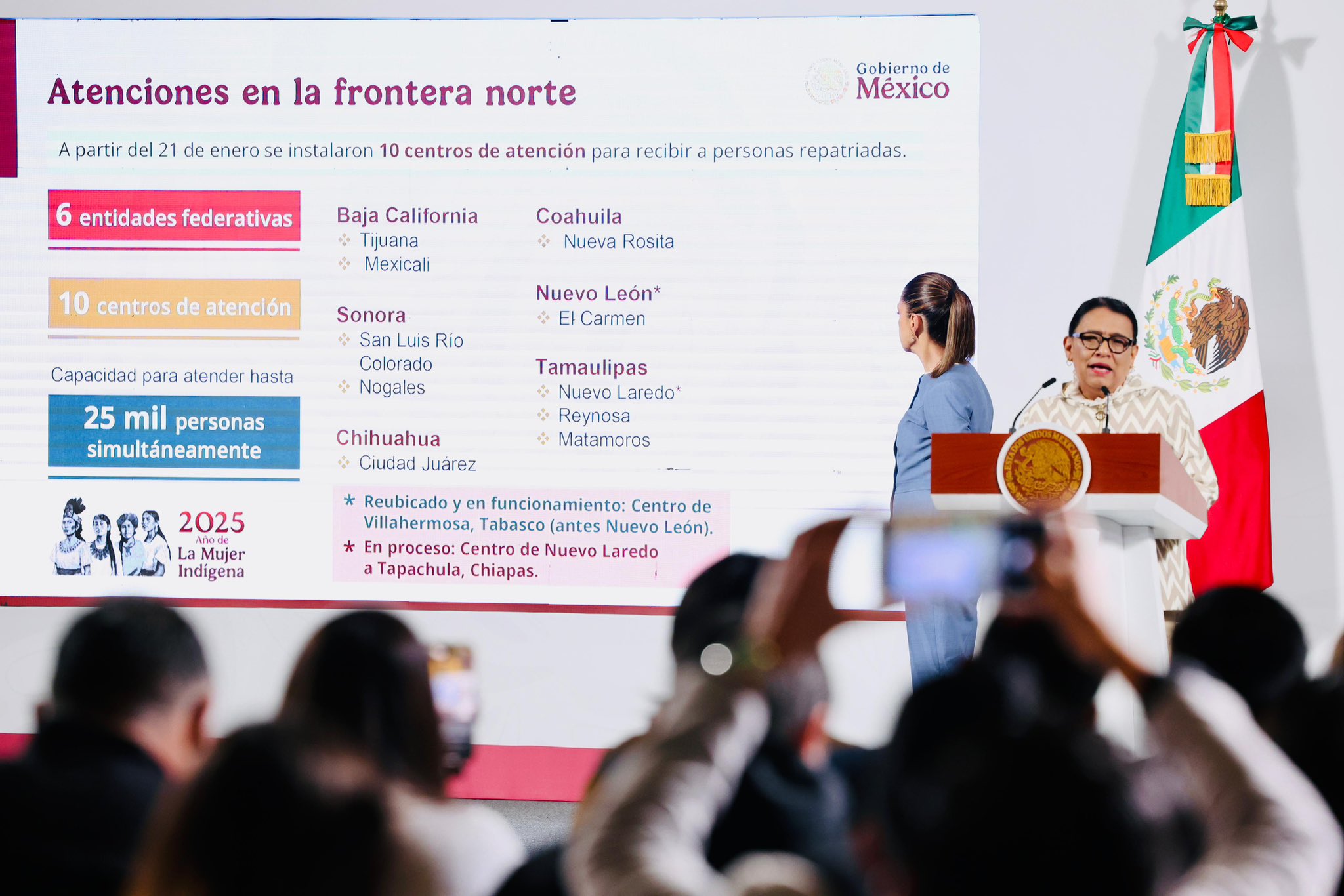 México recibe con apoyos a más de 75 mil migrantes repatriados de EU