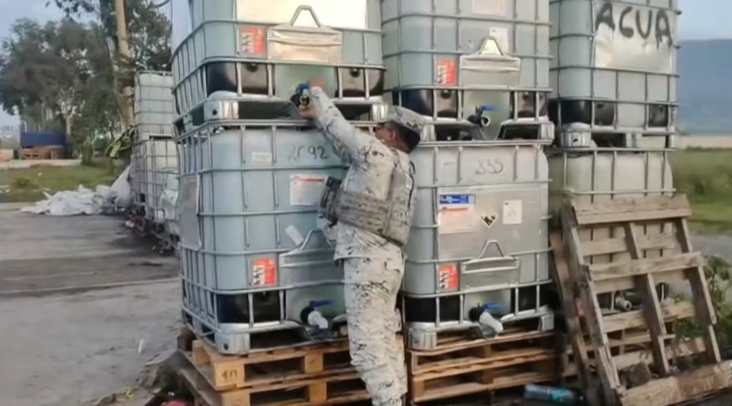 Sheinbaum desmiente huachicol: Guardia Nacional solo bebía agua