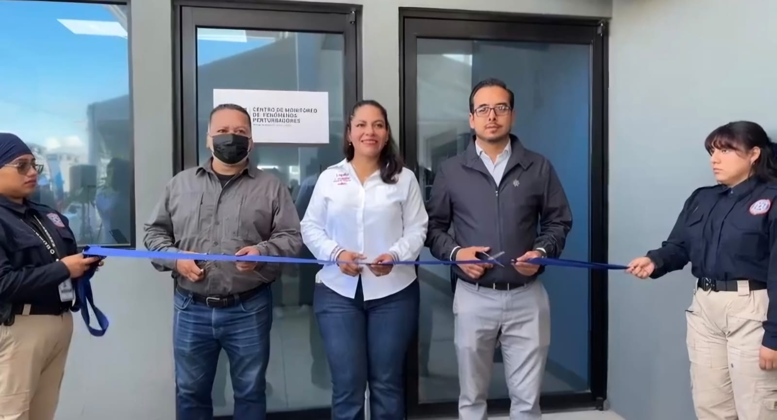 Encabeza Guadalupe Cuautle inauguración del Centro de Monitoreo de Fenómenos Perturbadores 