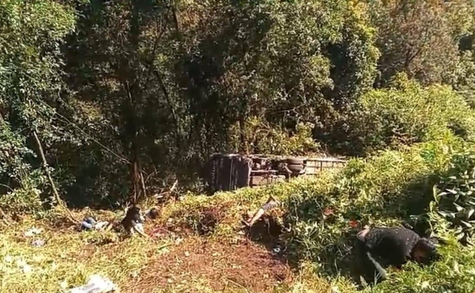 Accidente de autobús en Huauchinango