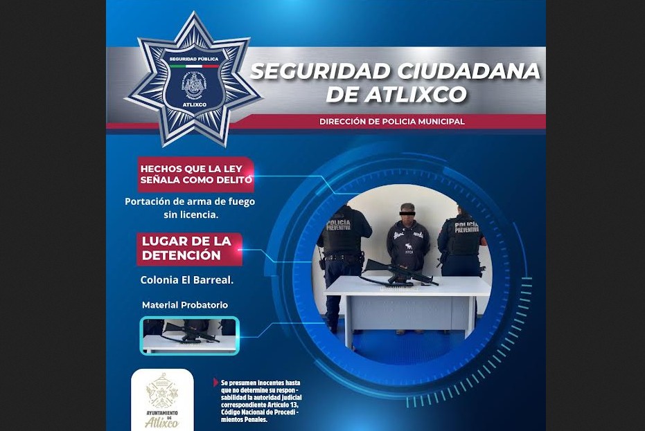 Detención tras reporte ciudadano