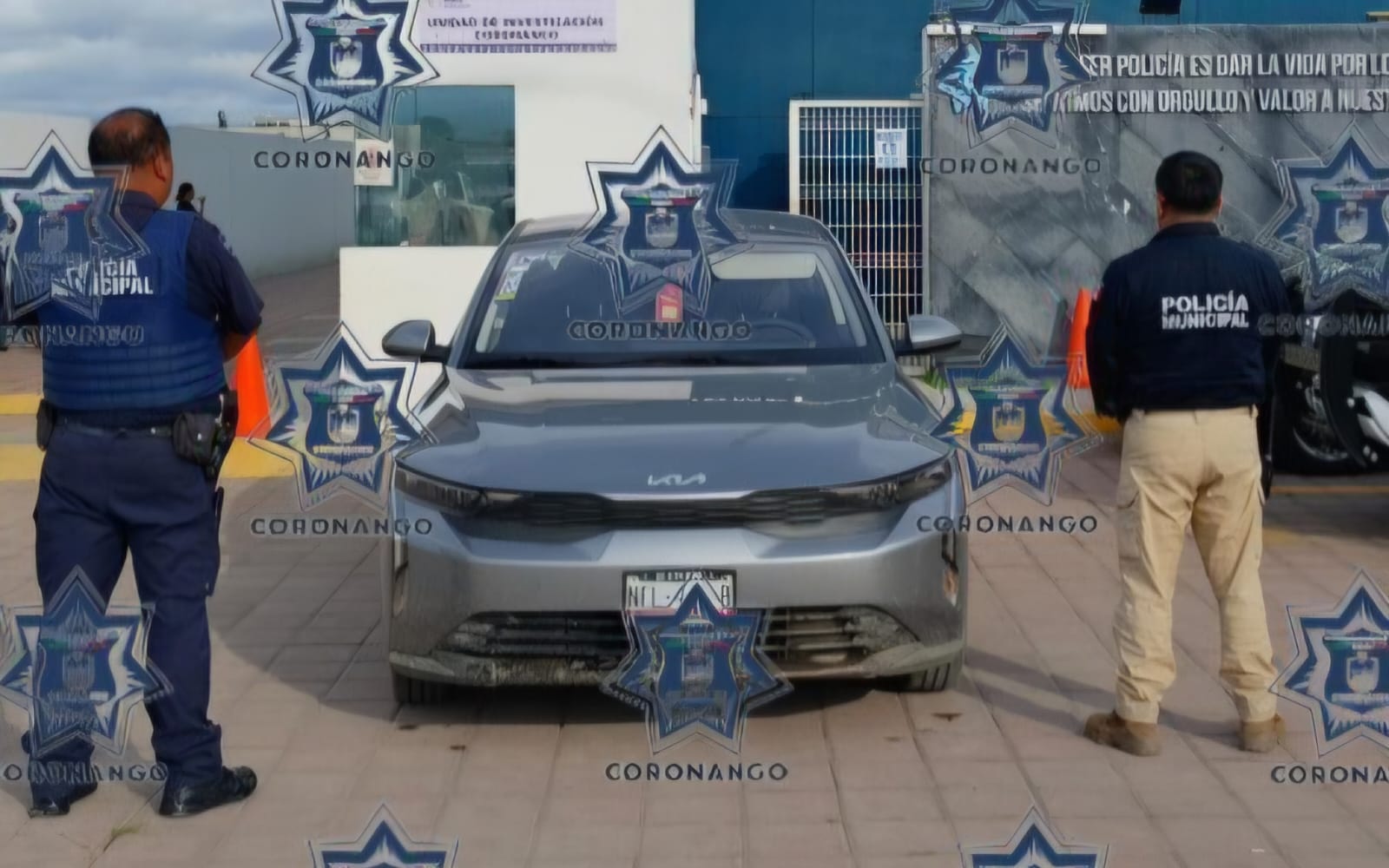Detienen en Coronango a hombre por conducir vehículo con reporte de robo