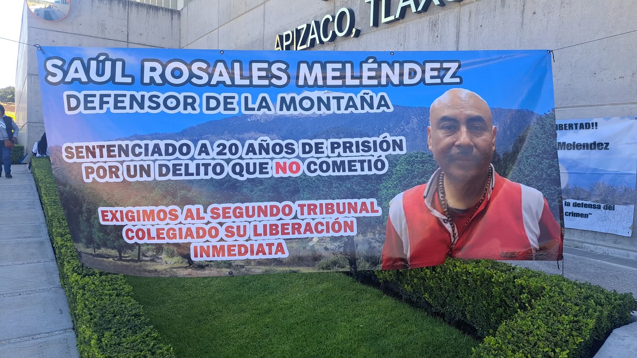 Marchan en Ciudad Judicial por la liberación de Saúl Rosales