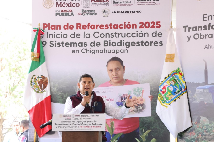 Compromiso ambiental del gobierno de Puebla