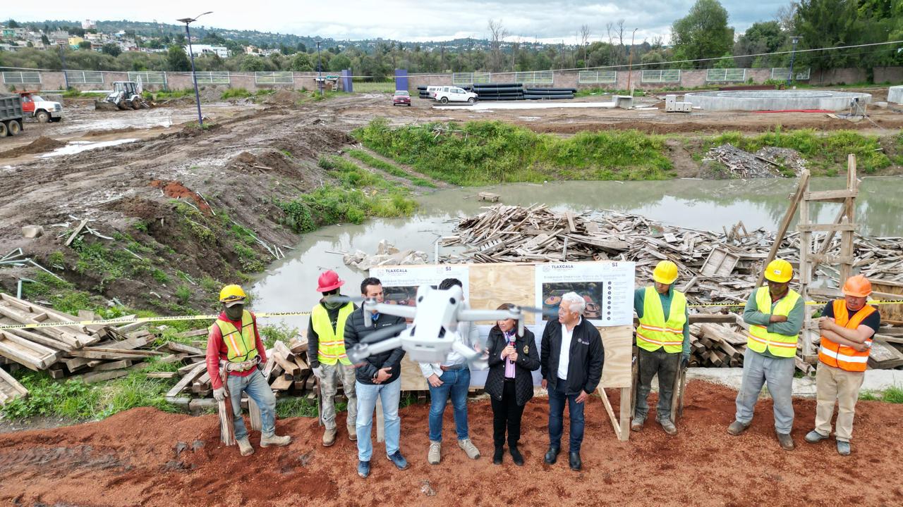 Tlaxcala avanza en saneamiento y espacios recreativos con nueva planta de tratamiento