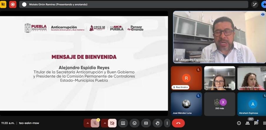 Puebla impulsa capacitación de contralores municipales para reforzar la transparencia