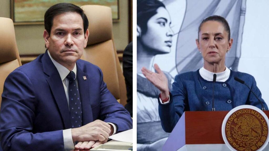 Sheinbaum y Marco Rubio pactan acuerdo de seguridad México-EU
