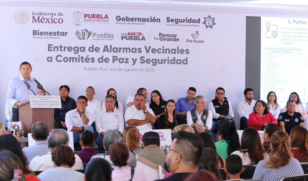 Inicia instalación de mil alarmas en zonas de riesgo en Puebla capital