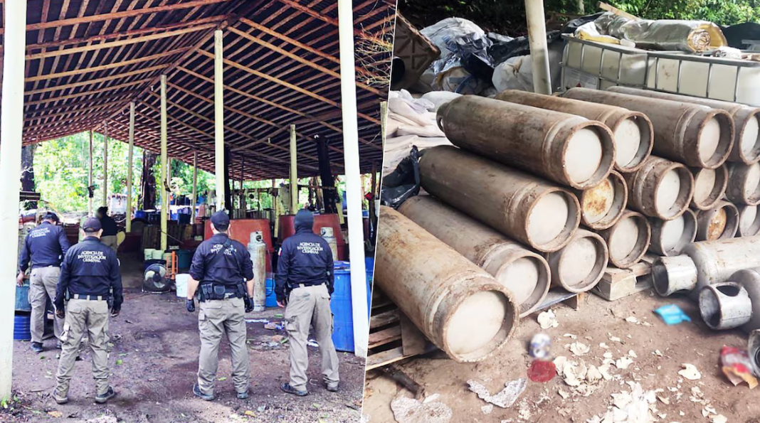 Incautan casi 900 kilos de metanfetamina en Chiapas sin detenidos en operativo