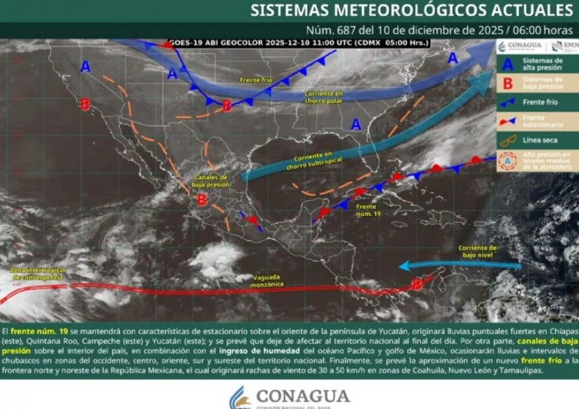 Un miércoles de contrastes en todo México