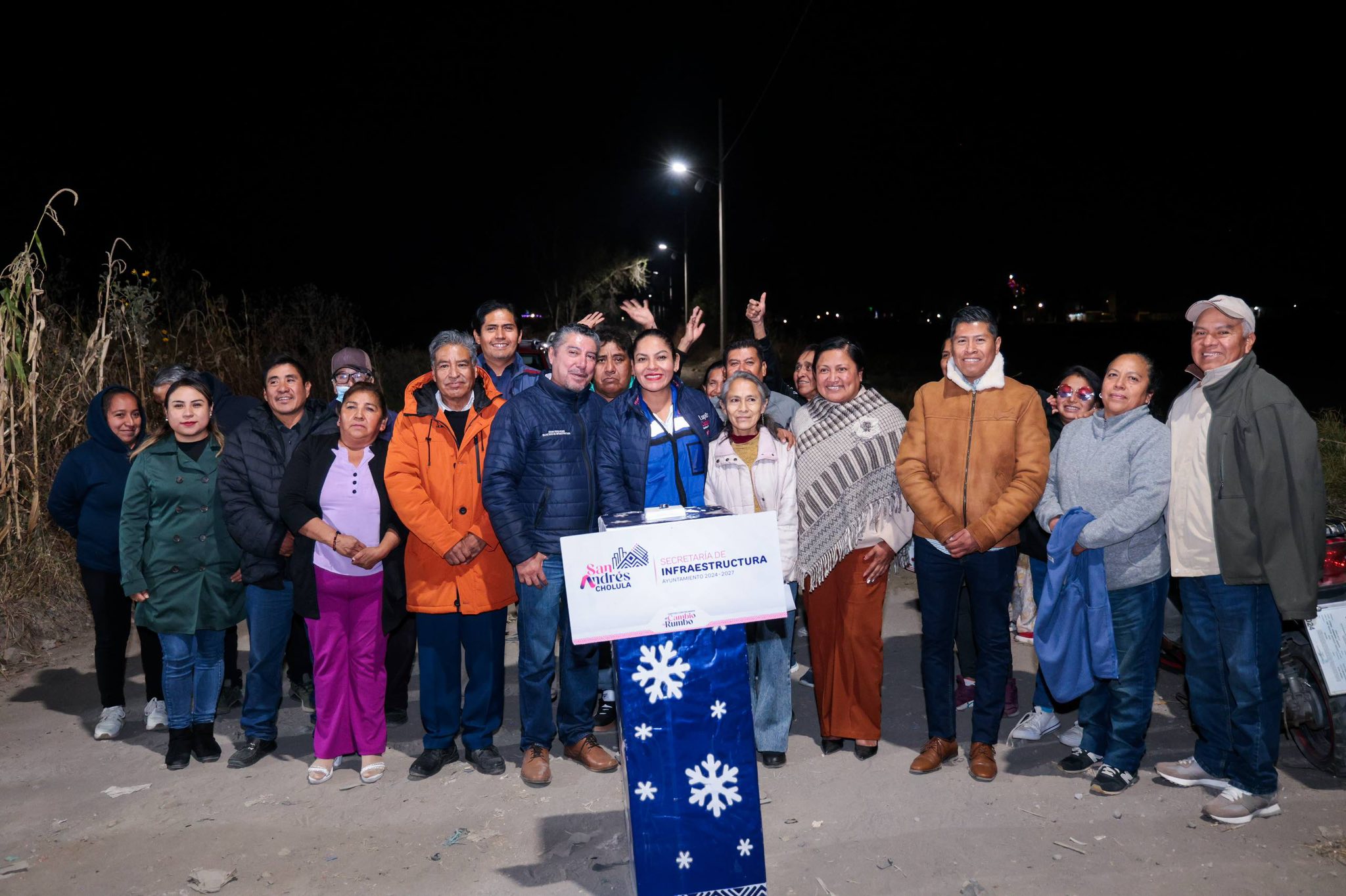 Fortalece San Andrés Cholula infraestructura eléctrica en San Luis Tehuiloyocan