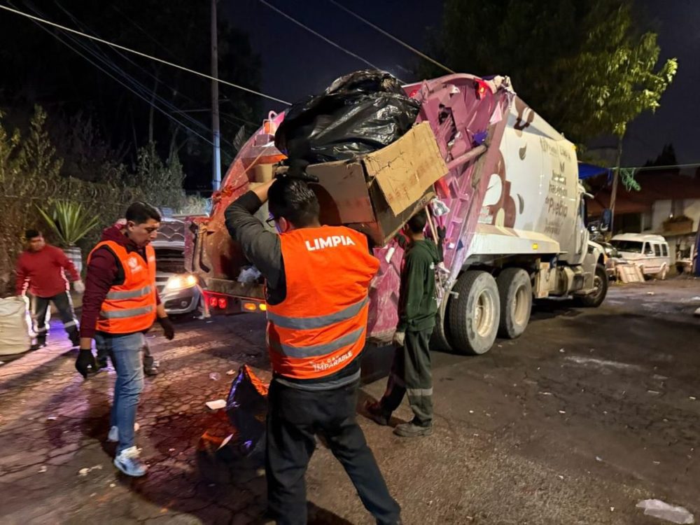 Puebla suspenderá recolección de basura el 12 de diciembre por conmemoración laboral del OOSL