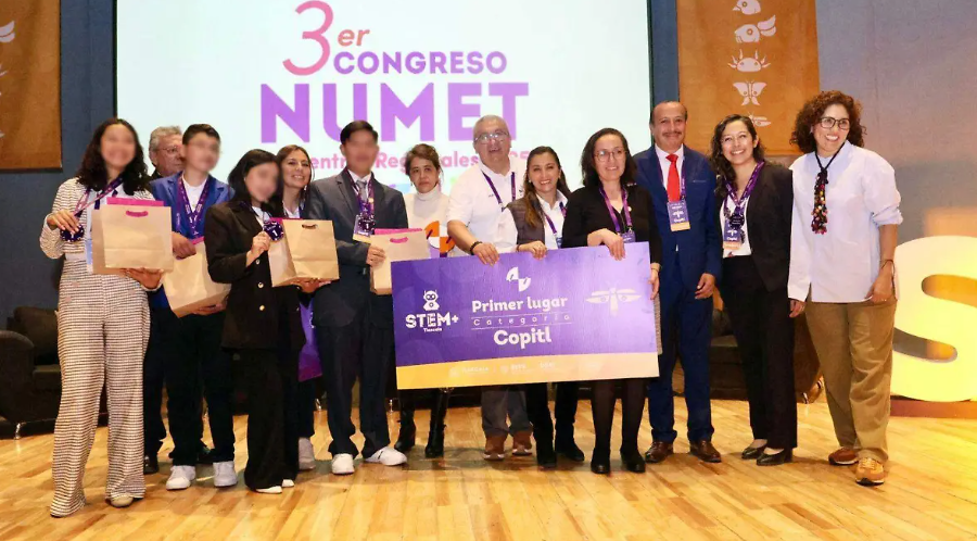 Tlaxcaltecas llevan su proyecto ecológico hasta Chile y sorprenden en STEM