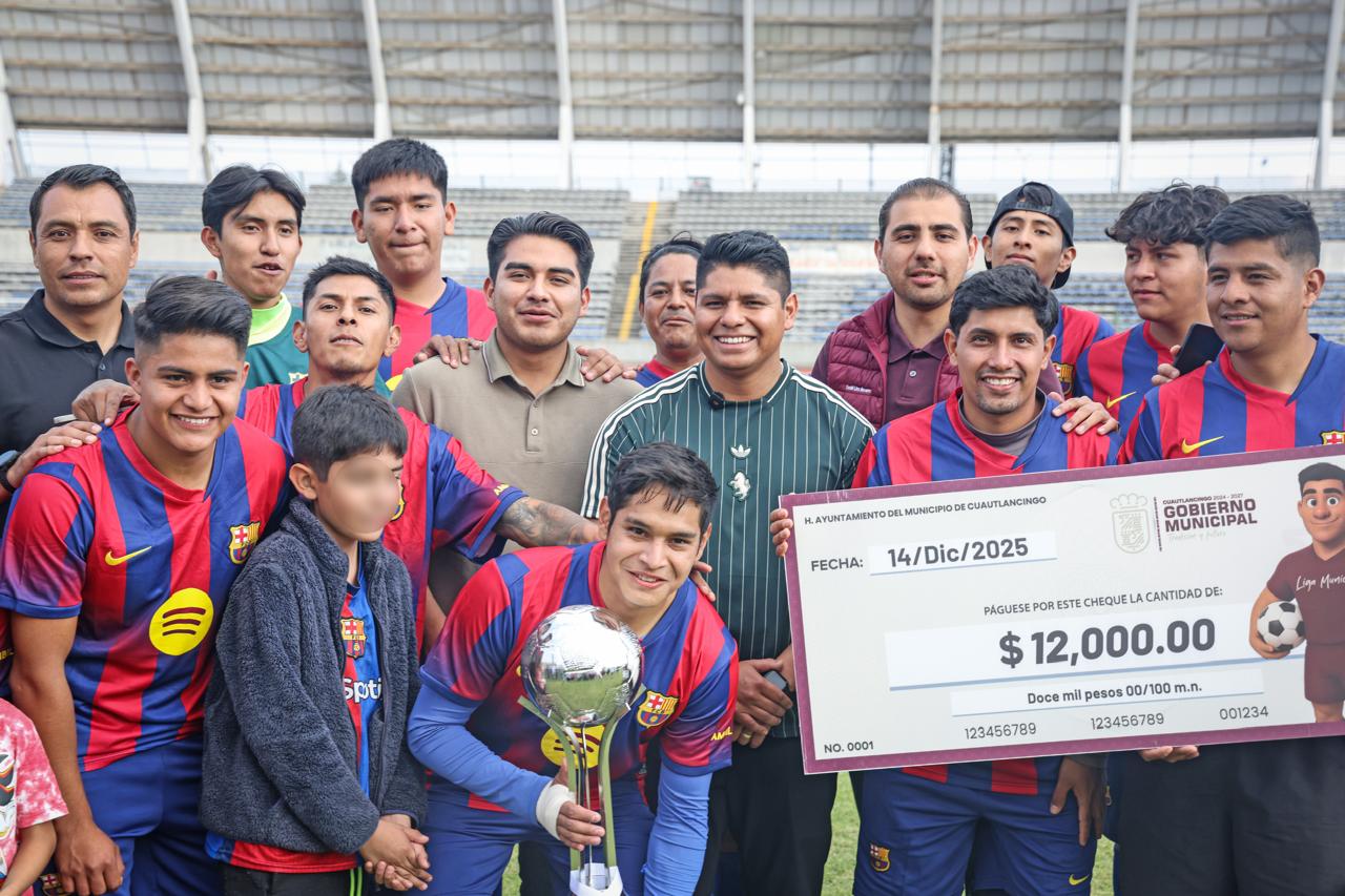 Omar Muñoz preside final de la “Liga Municipal de Futbol”