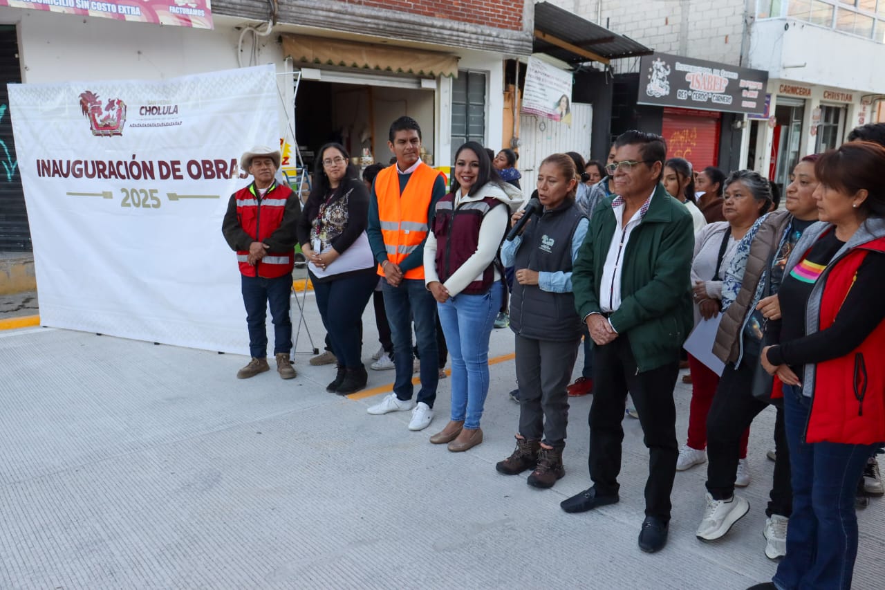 Tonantzin Fernández fortalece la movilidad con la inauguración de vialidades en San Pedro Cholula