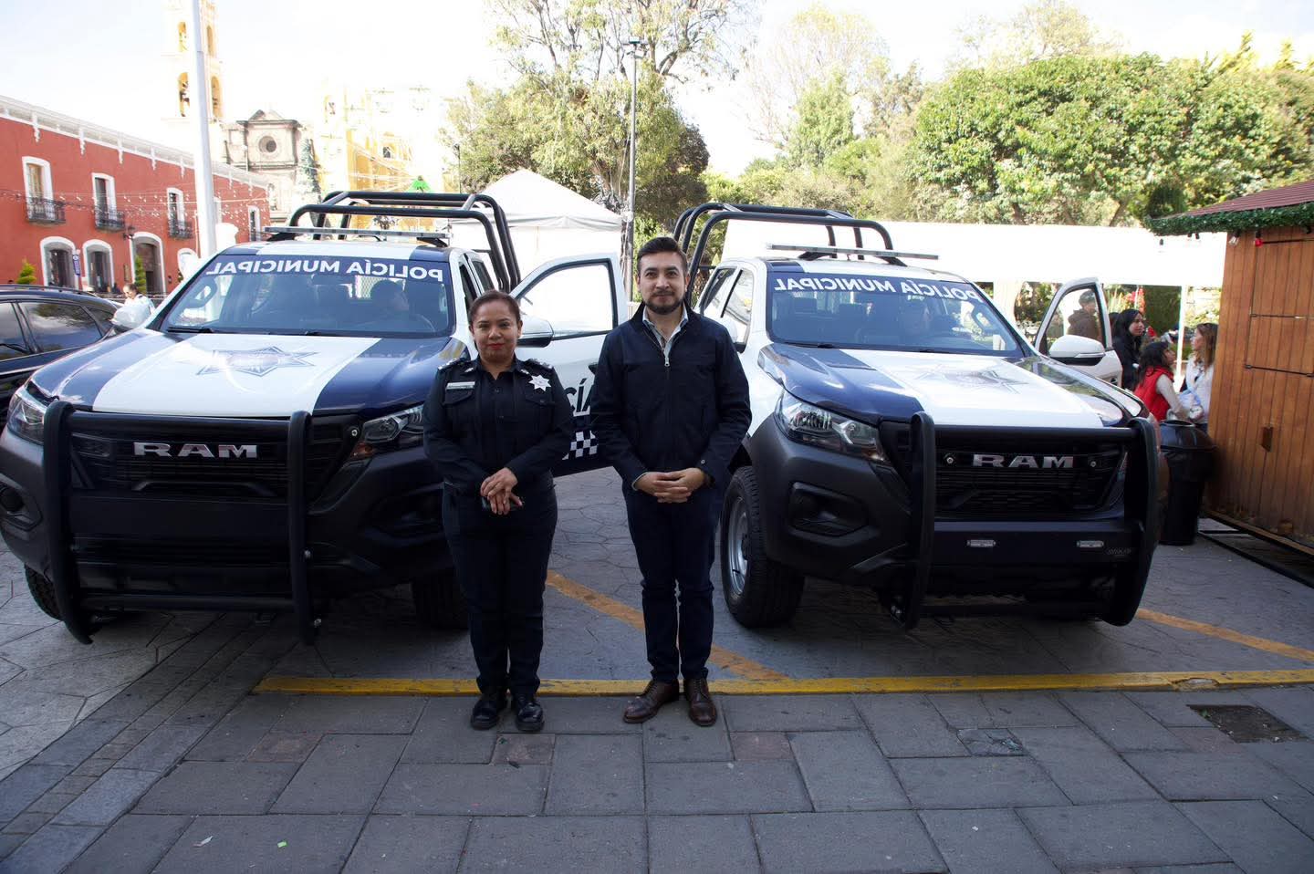 Refuerza Salvador Santos seguridad en Huamantla con la entrega de nuevas patrullas