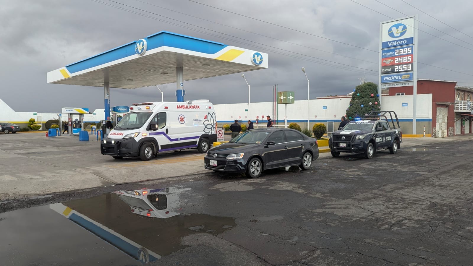 Motoladrones asaltan gasolinera en Muñoz y realizan disparo para amedrentar a empleados