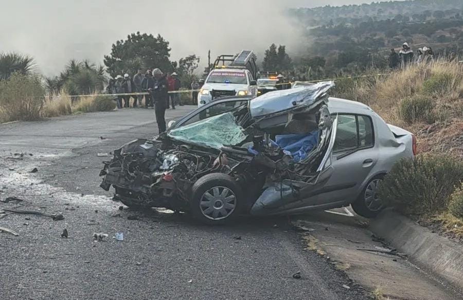 Muere menor de 16 años tras accidente vial en carretera San Juan Ocotitla–Benito Juárez