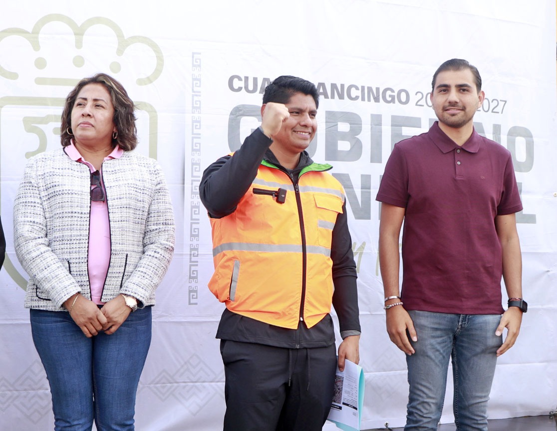 arranca omar muñoz obra en san lorenzo almecatla 3