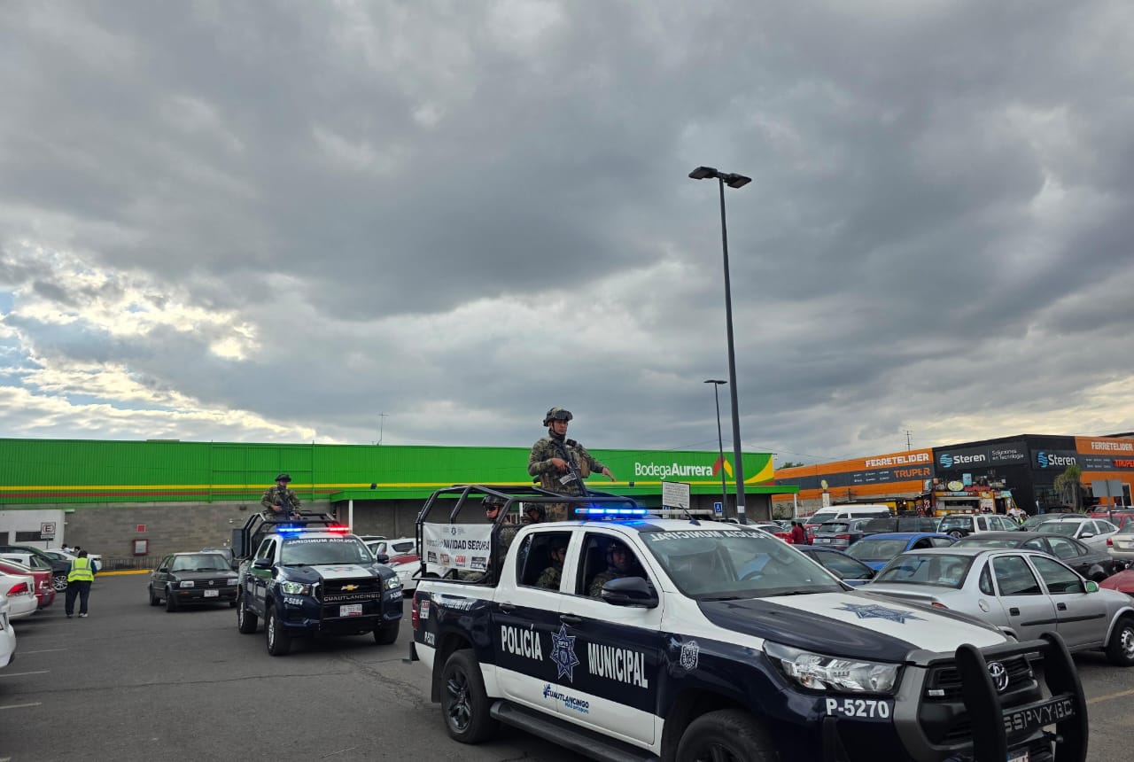 Para garantizar el bienestar de la población continúa en Cuautlancingo “Operativo Guadalupe-Reyes” 