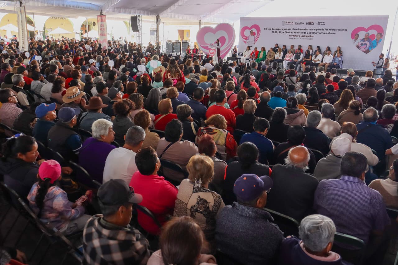 Ceci Arellano y Tonantzin Fernández Fortalecen Atención a Familias de la Región en San Pedro Cholula